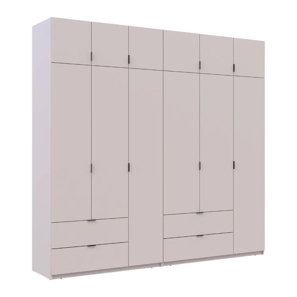 Шафа для одягу Doros Лукас Кашемір 3+3 ДСП 255х50х240 DRS-011714 (42005112)