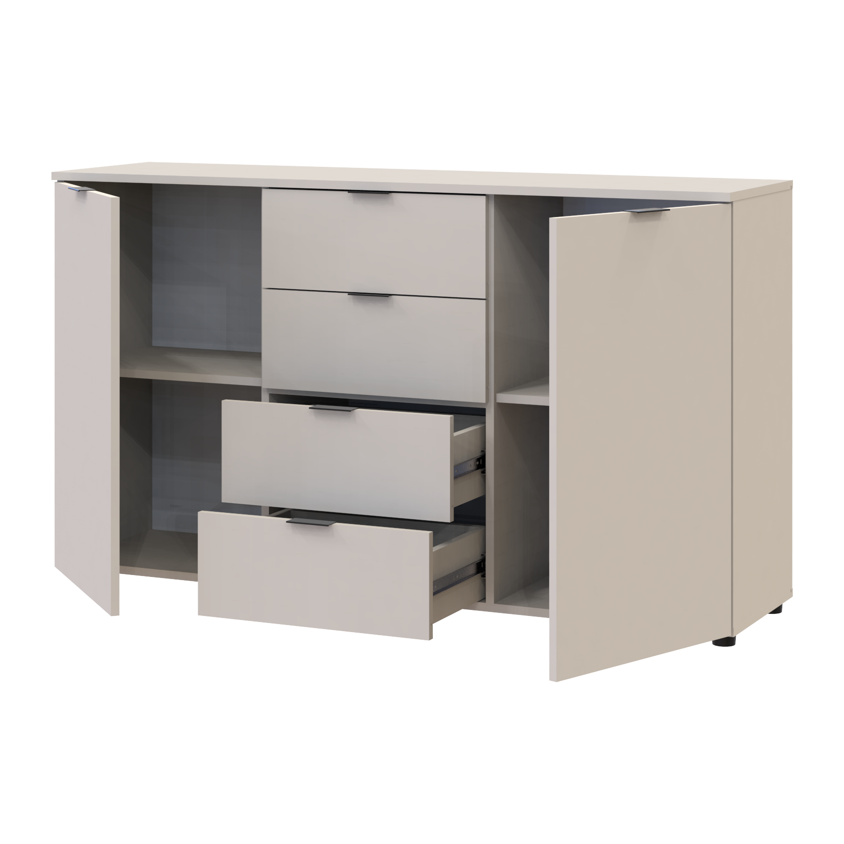Комод у спальню Doros Рон 5 140х38х81 см Кашемір (DRS-011456)