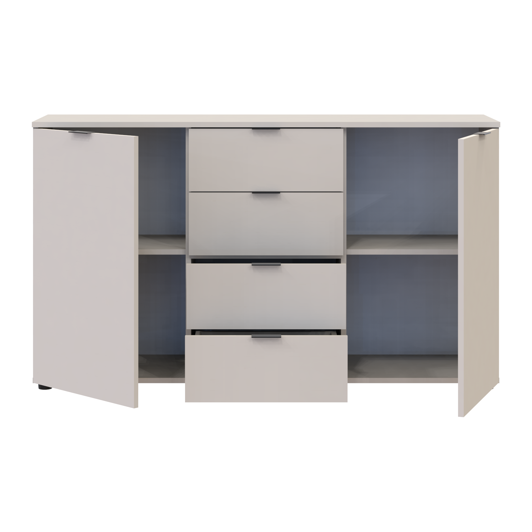 Комод у спальню Doros Рон 5 140х38х81 см Кашемір (DRS-011456)